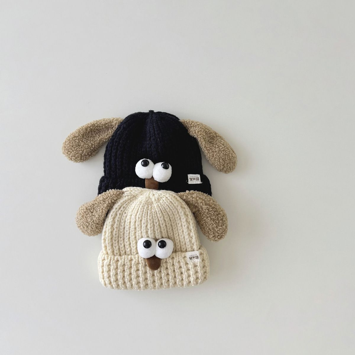 白眼狗勾 針織帽