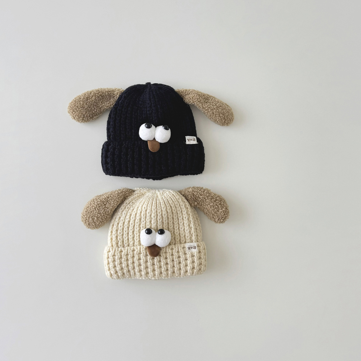 白眼狗勾 針織帽