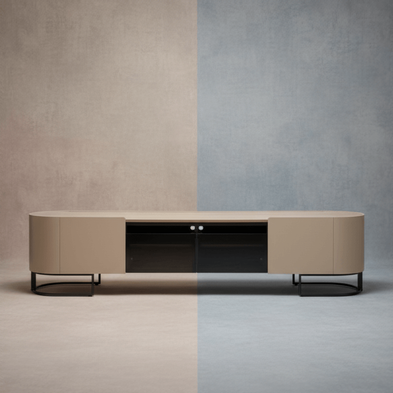 【蒙馬特圓舞】圓弧邊角設計 |  低飽和奶茶色系