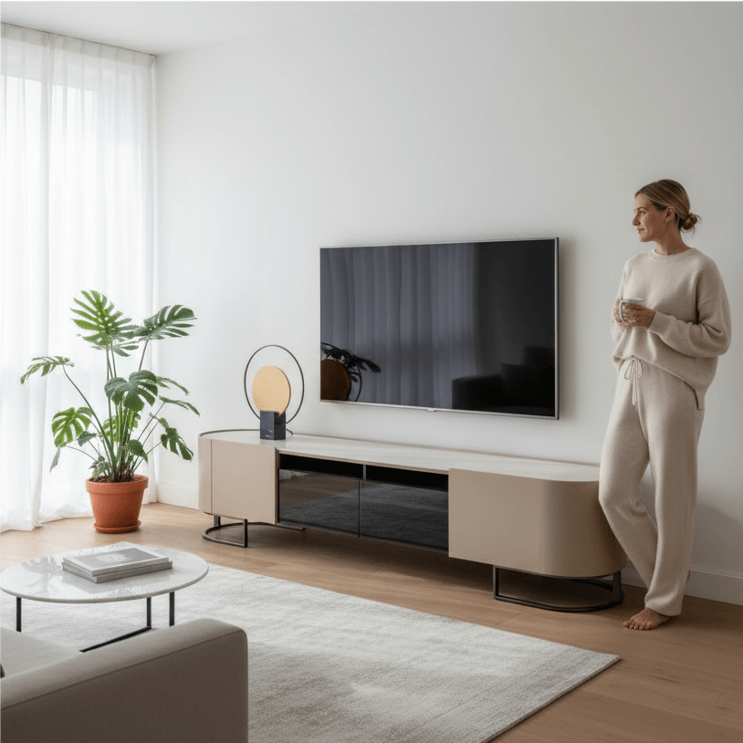 【蒙馬特圓舞】圓弧邊角設計 |  低飽和奶茶色系