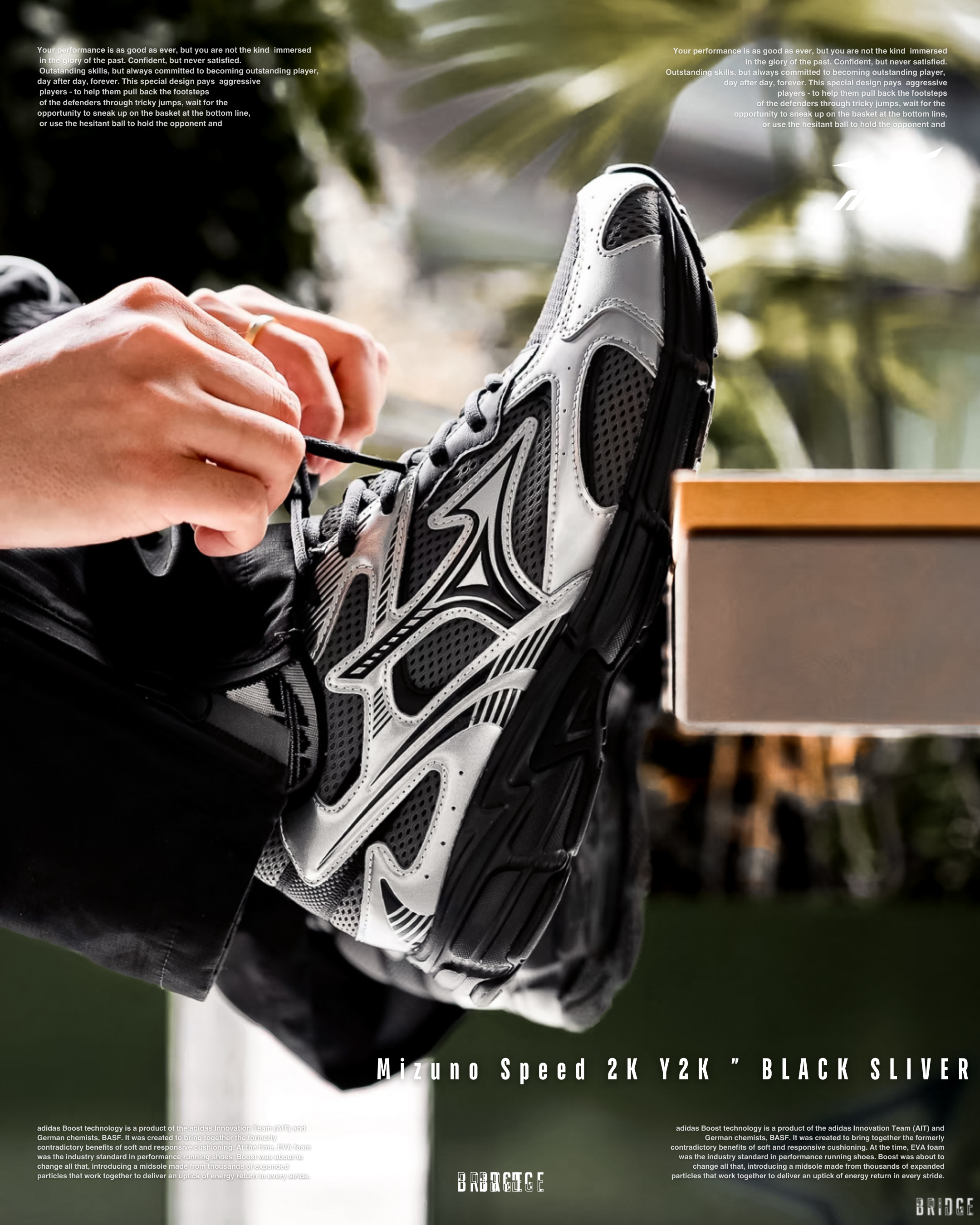 『灰銀點綴 還得是Mizuno🪙』Mizuno Racer V2 “Silver black”