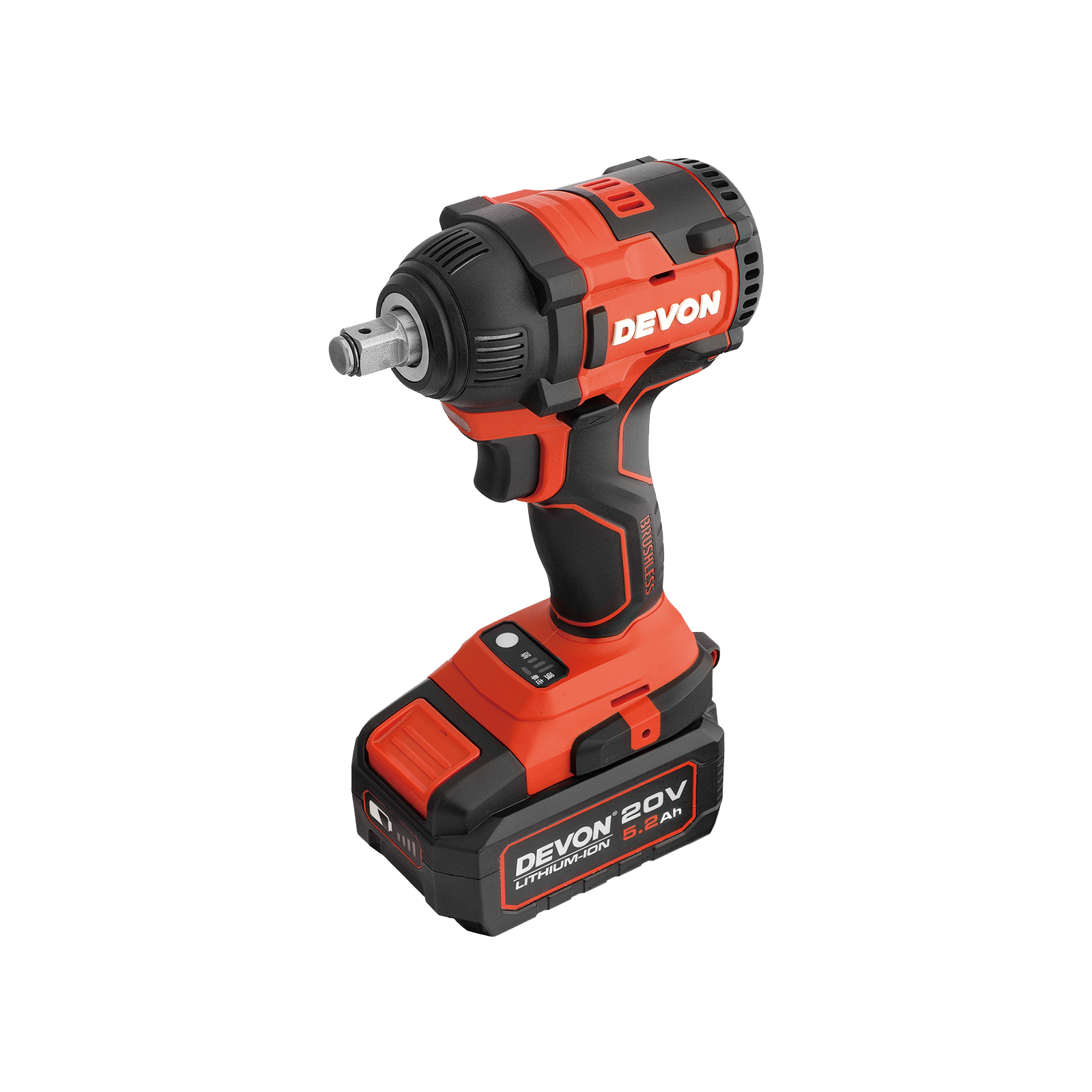 大有 DEVON｜5733-Li-20S2 PLUS 充電無刷衝擊板手