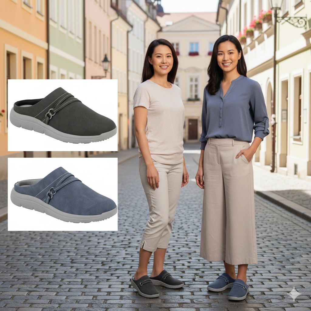 【預購】Q122008 JSport 女士舒適穆勒鞋