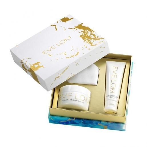 EVE LOM 伊芙瓏清潔套盒 卸妝膏100ml+潔面霜50ml+潔面巾[平行進口]