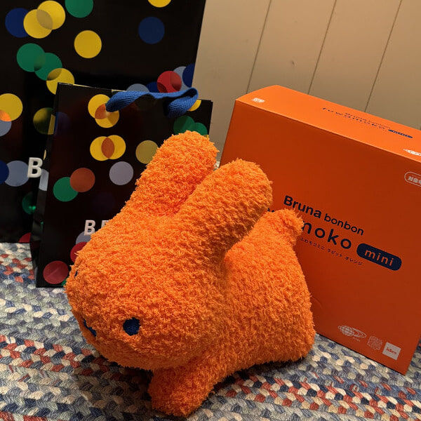 Beams x ides × MEDICOM TOY 迷你兔 BEAMS限定 別注橘色 ふわモコ