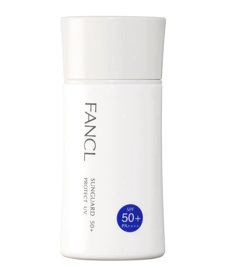 FANCL 芳珂 新款 Sunguard 50+ 防護紫外線防曬霜 無添加高效防曬露 SPF50 PA++++ 60ML[平行進口]