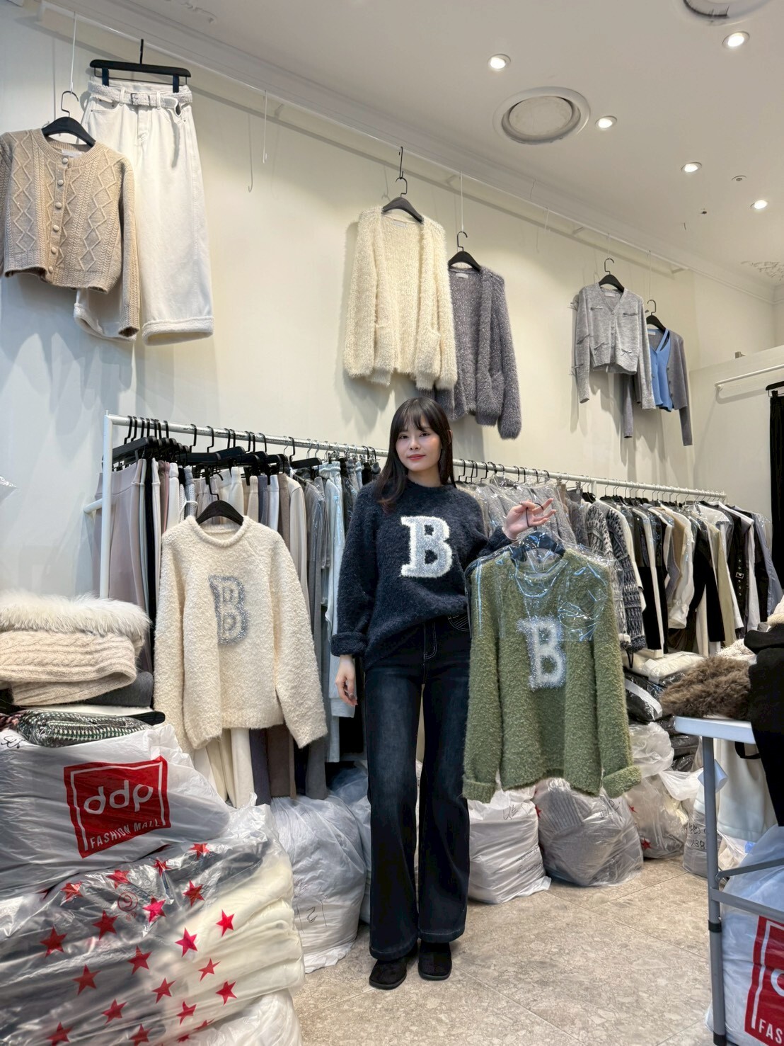 WE5316 活潑可愛B字針織衫