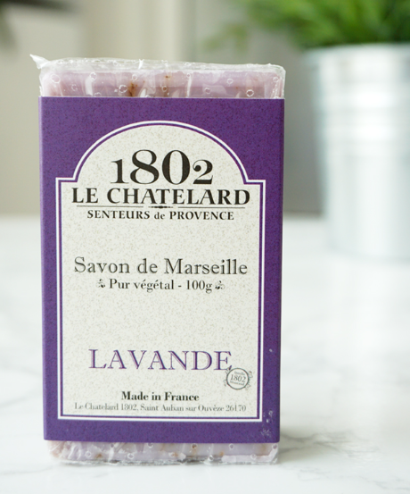 ES251221-H6 Le Chatelard 1802 SAVON DE MARSEILLE SOAP - Lavender Flowers (薰衣草) 100ML (EXP 2030)