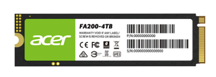 宏碁 ACER FA200 Gen4 M.2 2280 PCIe SSD固態硬碟