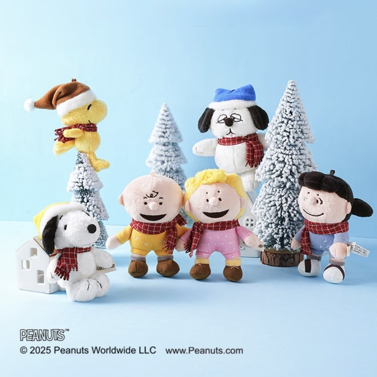PEANUTS 史努比 完美冬日系列 毛絨吊飾盲盒