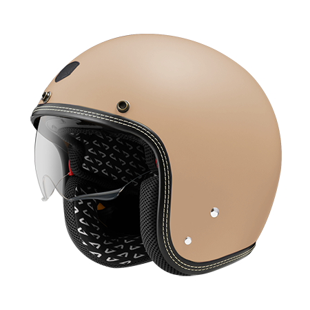 ASTONE SP3 消光奶茶 3/4罩帽款