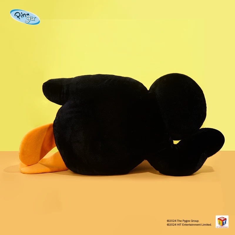 PINGU 企鵝家族 睡著的企鵝 躺平扁扁 玩偶 抱枕