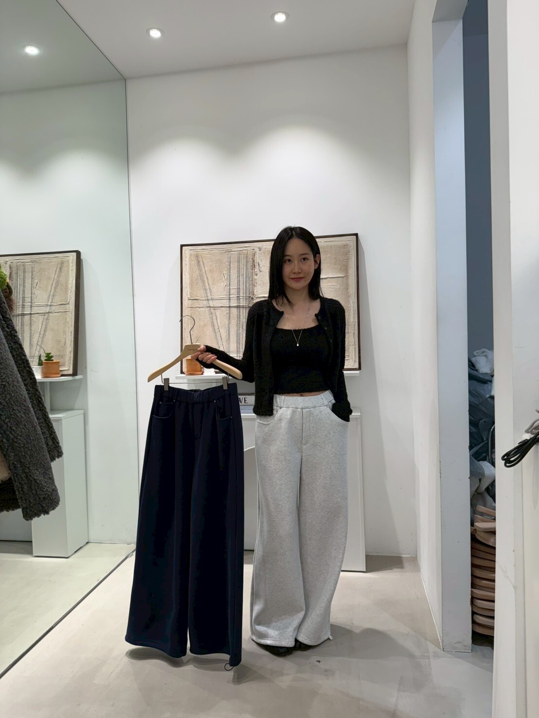 HN5328 橡筋腰附Belt位休閒褲