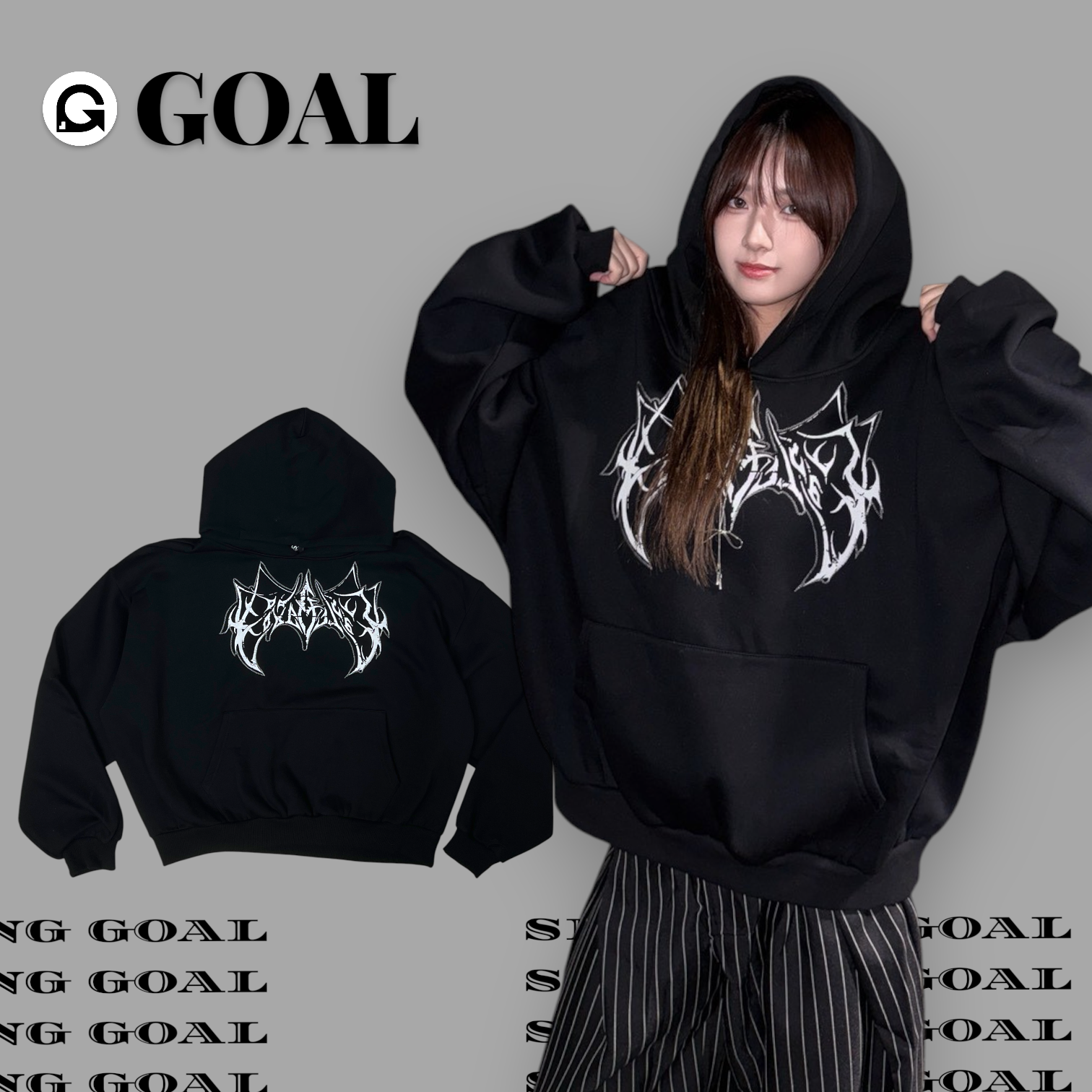 (GOAL) DCM 主視覺 刺繡帽TEE