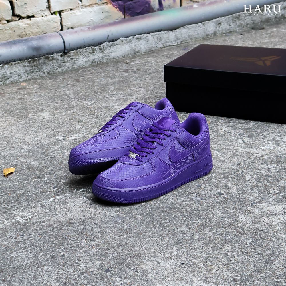 Kobe Bryant x Nike Air Force 1 Low "Court Purple" 紫曼巴 紫色蛇紋 AF1 復古休閒鞋 IB0018-500