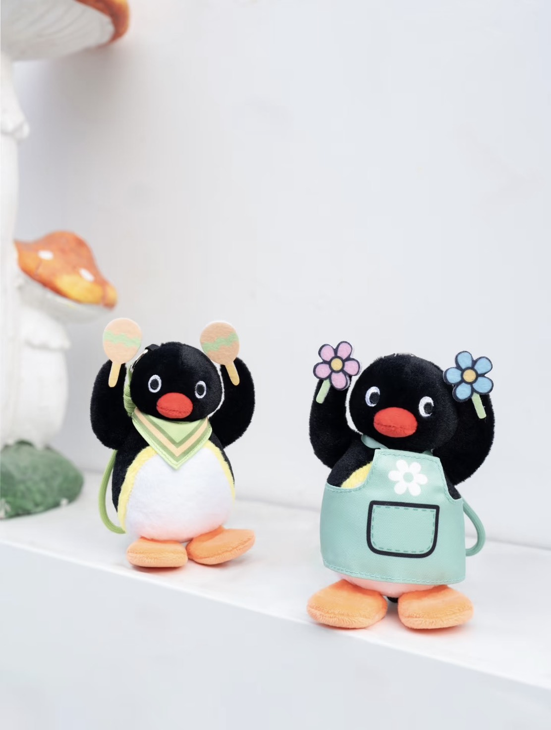 PINGU 企鵝家族 快閃店限定 歪頭系列 毛絨吊飾