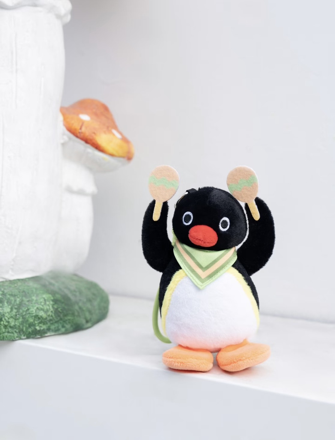 PINGU 企鵝家族 快閃店限定 歪頭系列 毛絨吊飾