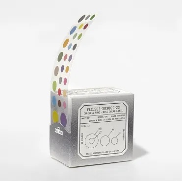Flagg｜捲式標籤貼 Circle & Ring (0582)
