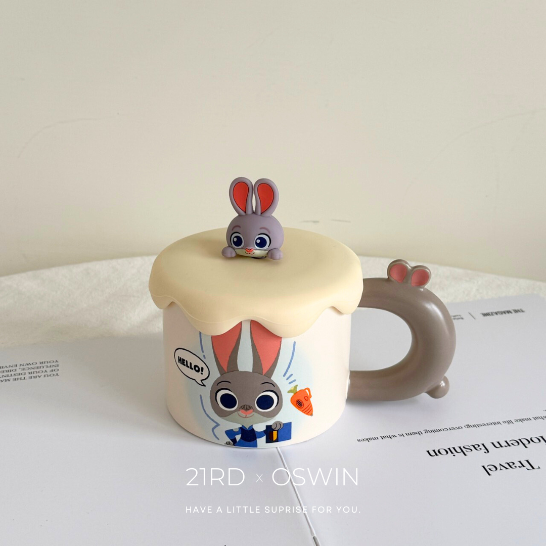 迪士尼 動物方城市 陶瓷 馬克杯組