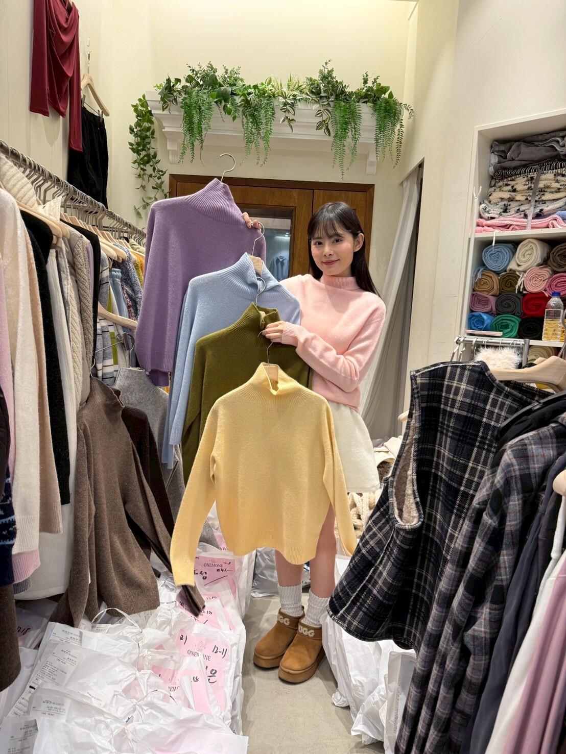 OM5370 羊絨高領上衣