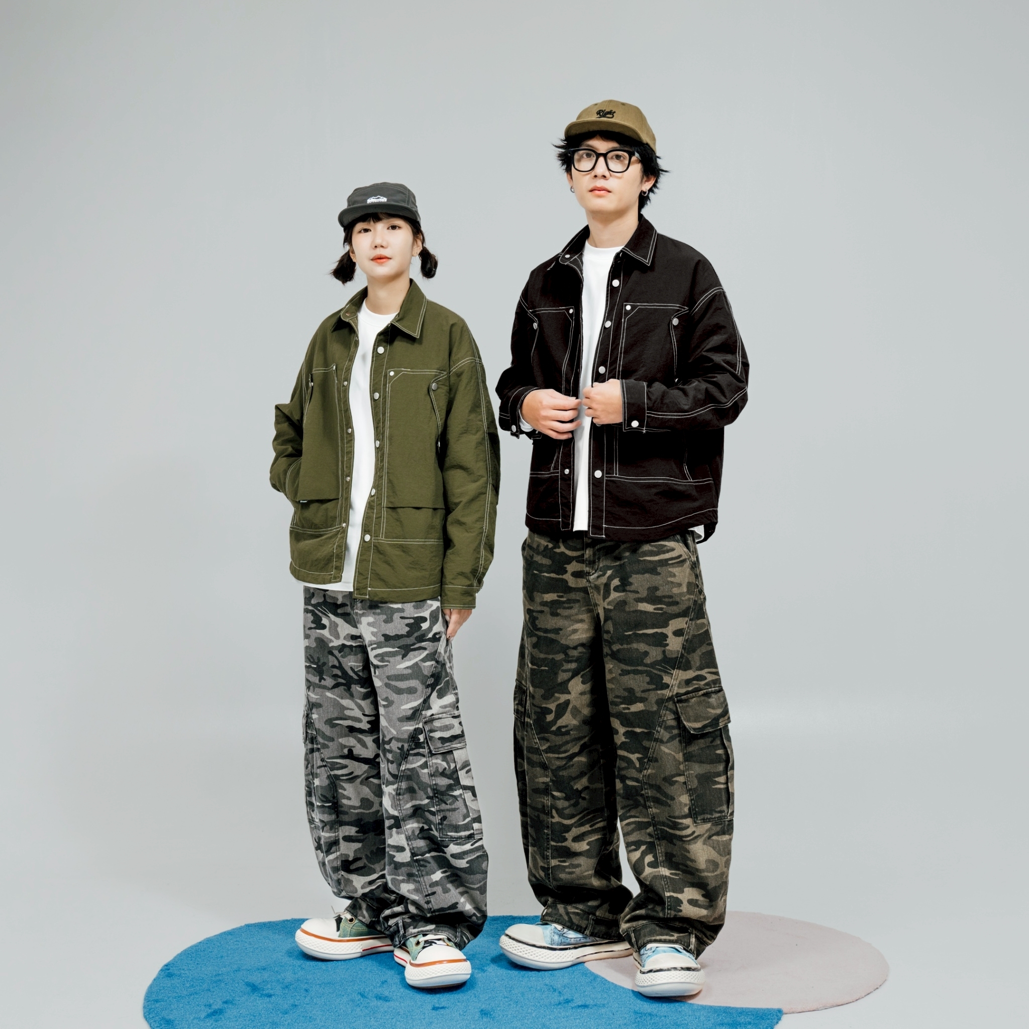 #預購 SBG 迷彩口袋彎刀長褲 兩色 SB7531