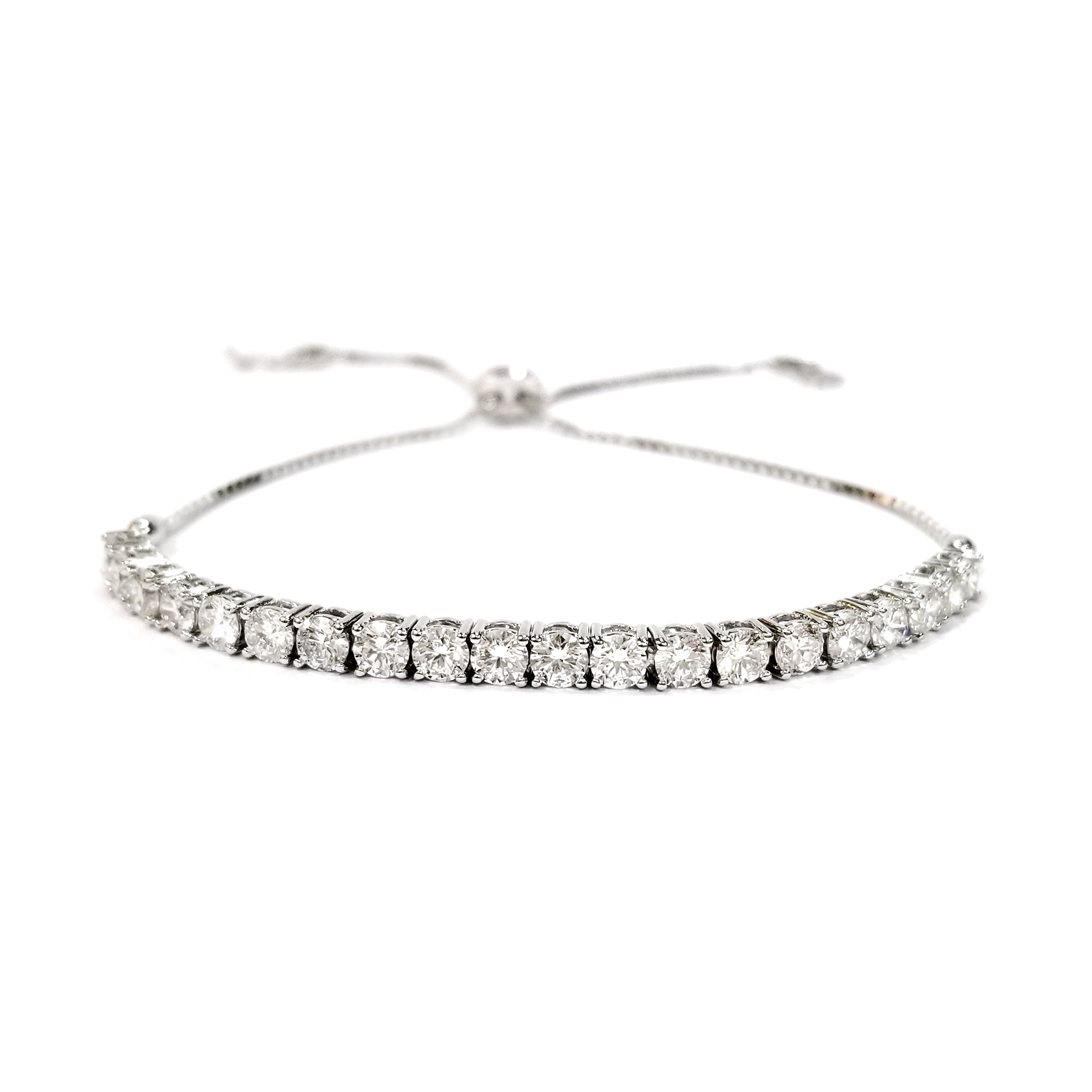 18K白金 實驗室培育鑽石手鏈