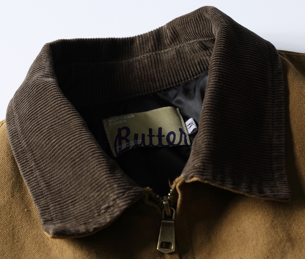 B° Archive - 復古拼色 底特律外套 內鋪棉保暖 スイングトップ