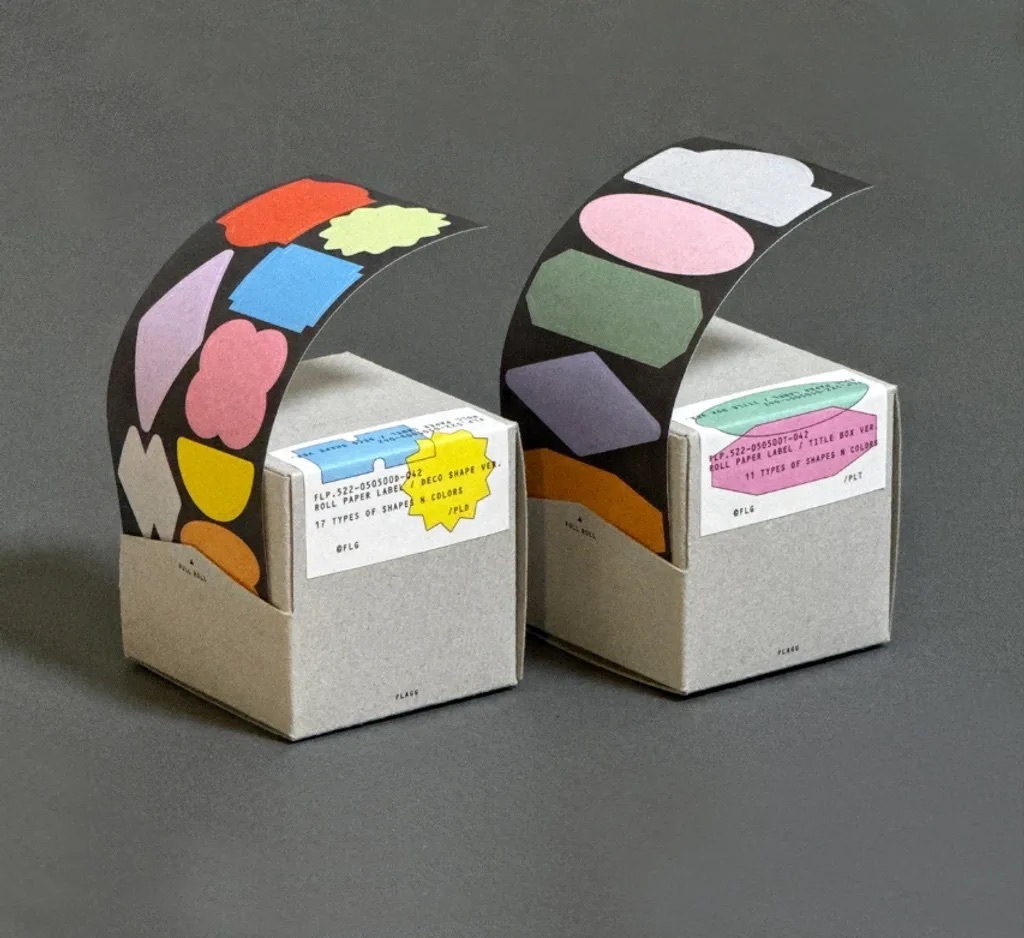 Flagg｜捲式標籤貼 Deco Shape (0889)