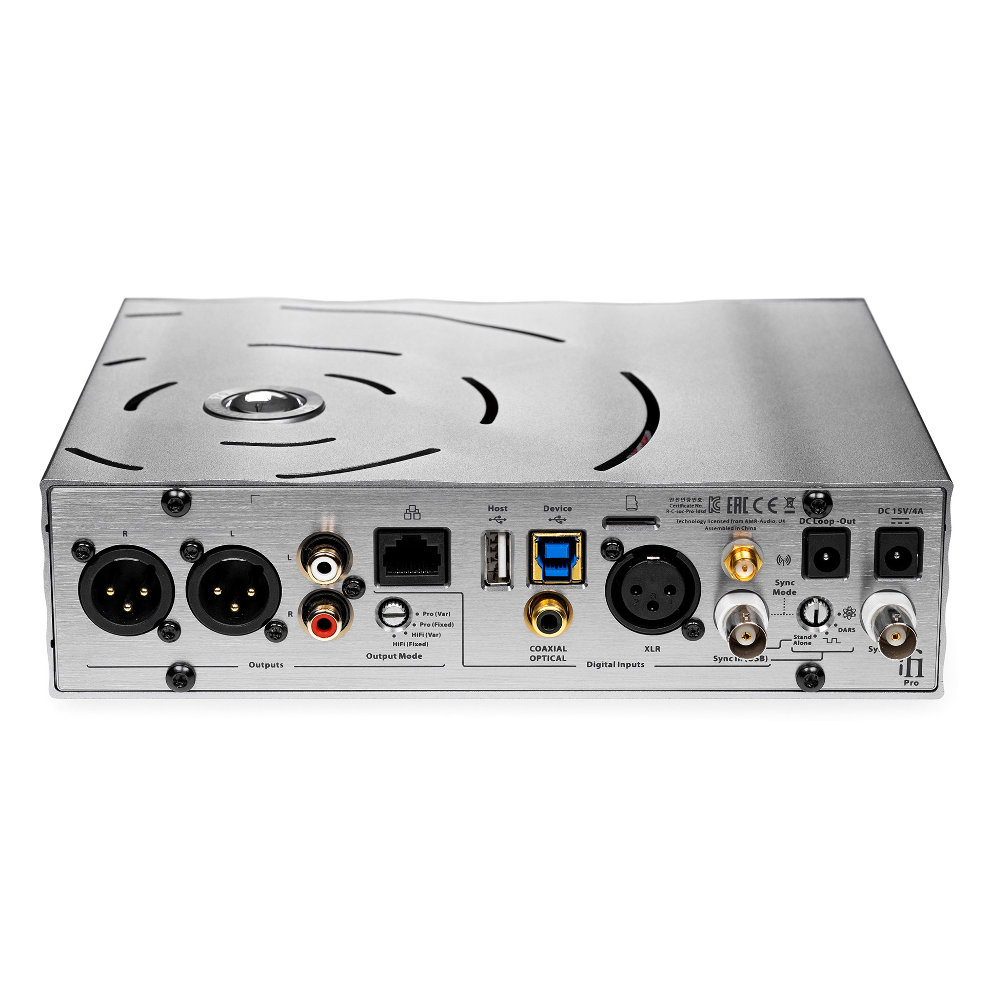 英國 iFi – PRO iDSD Signature 旗艦座枱式解碼連平衡耳擴 | 4.4,6.3,3.5輸出 | 支援最高DSD1024, PCM32bit/768kHz | MQA | WiFi, LAN網絡串流 | 前級功能(可切換) | 膽/石模式(可切換) | 附 iPower Elite