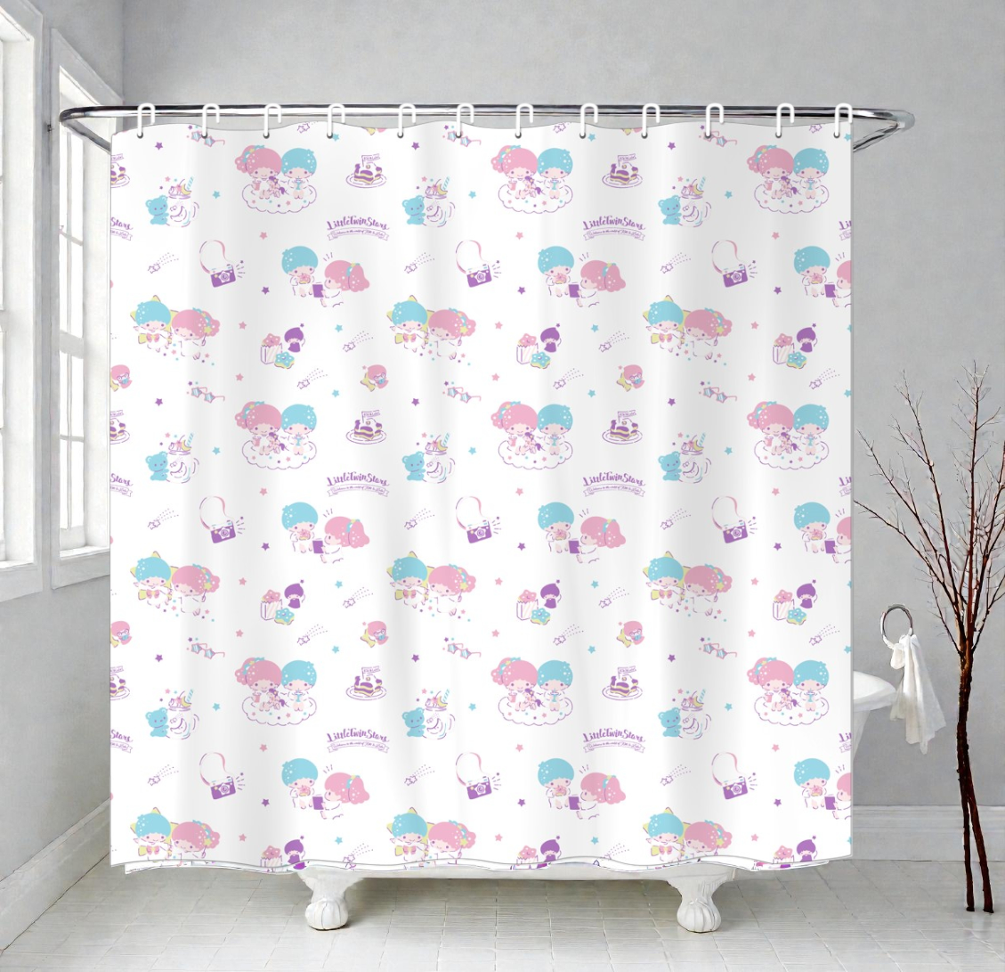 Little Twins Stars 雙星仙子 Sanrio - 浴簾