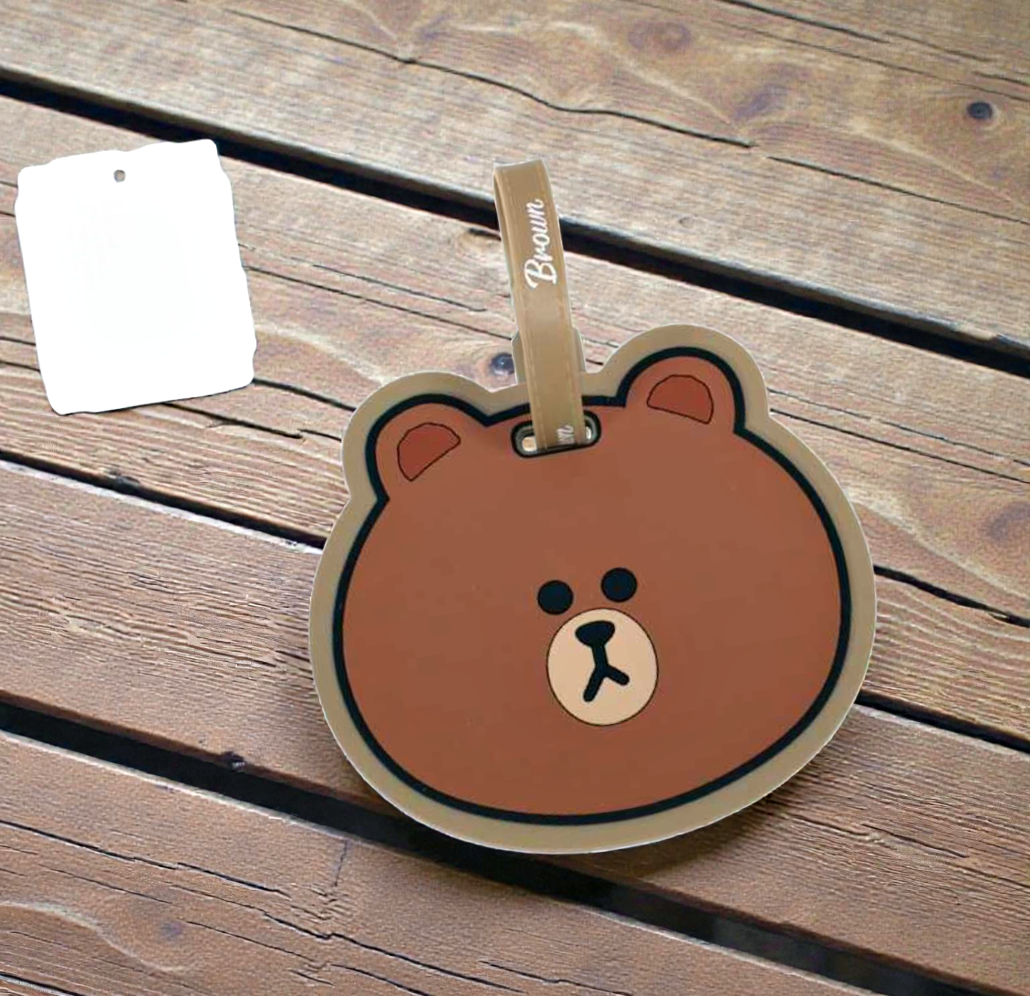 LINE FRIENDS - 行李牌 |名牌 |Brown