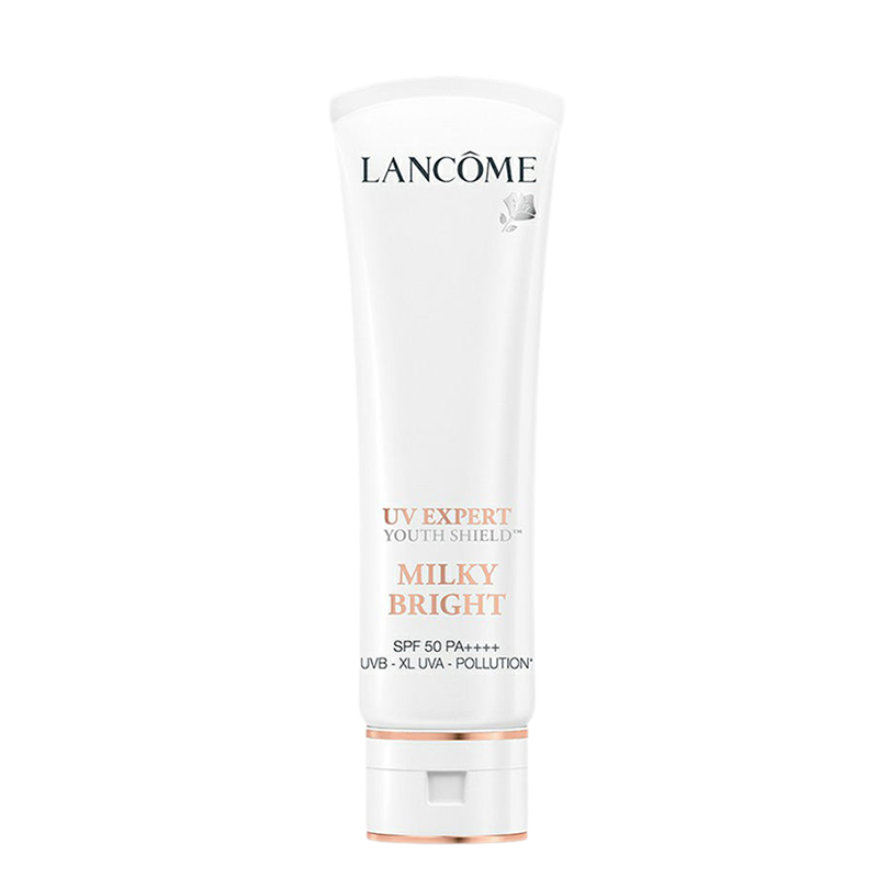 蘭蔻 超輕盈UV提亮素顏霜 防曬乳 小白管 SPF50/PA++++ 50ml（滋潤款）[平行進口]