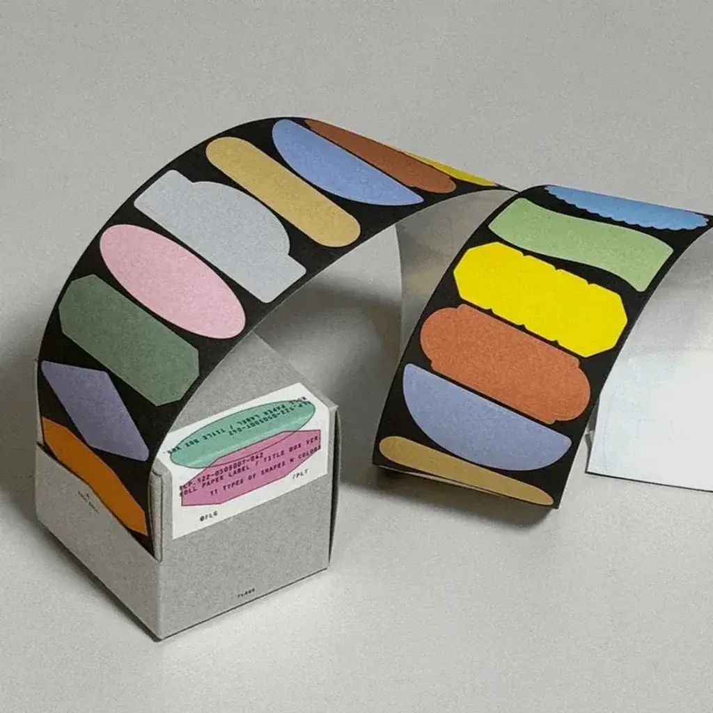 Flagg｜捲式標籤貼 Title Box (0896)