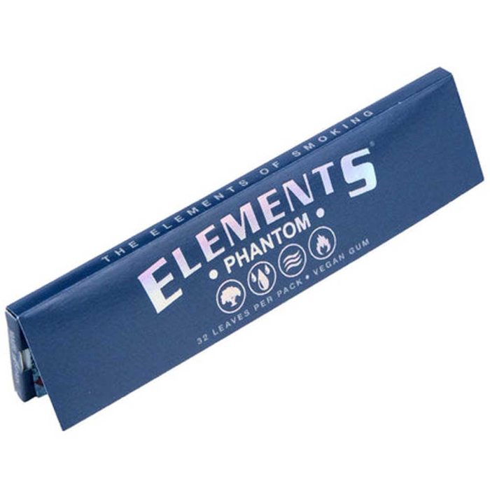 ELEMENTS PHANTOM KINGSIZE SLIM RICE ROLLING PAPERS