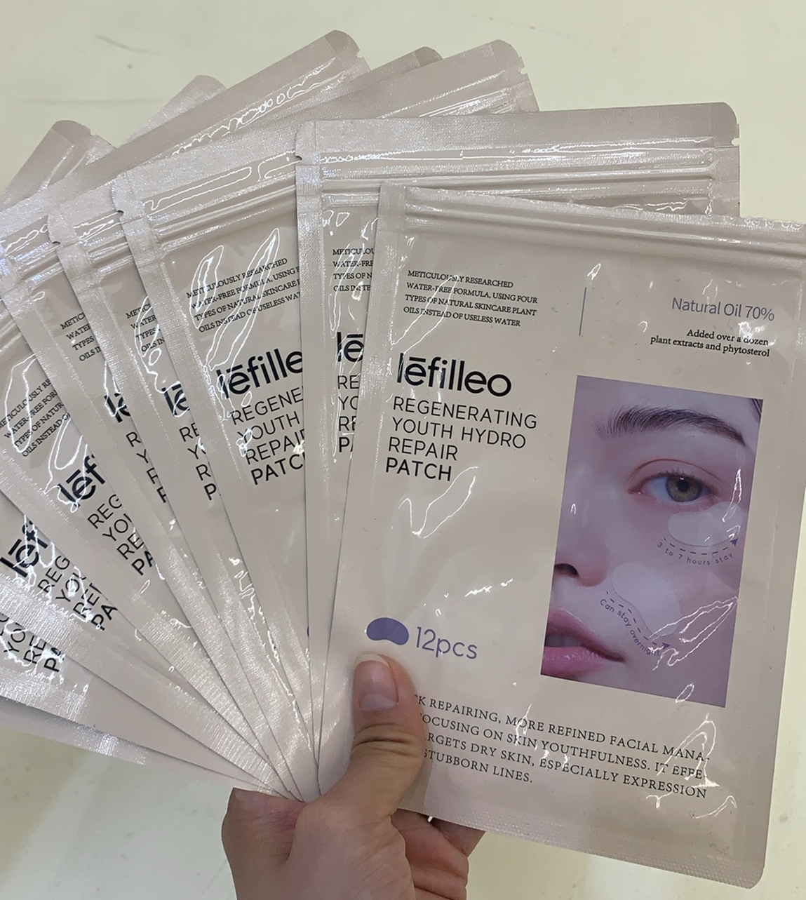 SJ005 lefilleo 麗菲歐 除皺貼 12pcs EXP : 兩年以上 一套兩件
