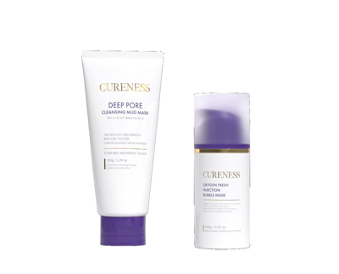SJ013 CURENESS 注氧清潔泥膜套装 EXP : 兩年以上