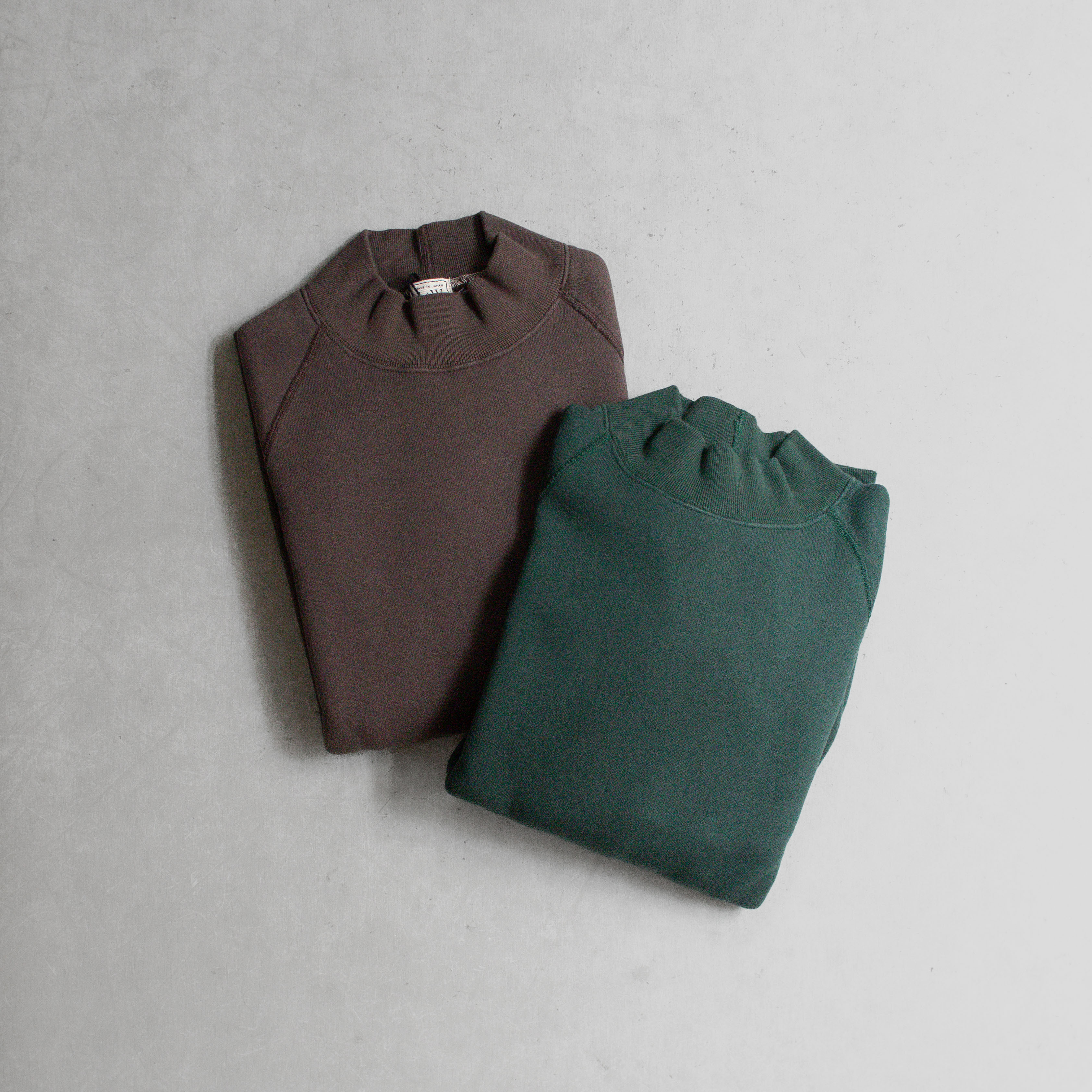 LOOP & WEFT SUPER FLUFFY KNIT RAGLAN MIDDLE NECK 半高領 長袖 衛衣 三色