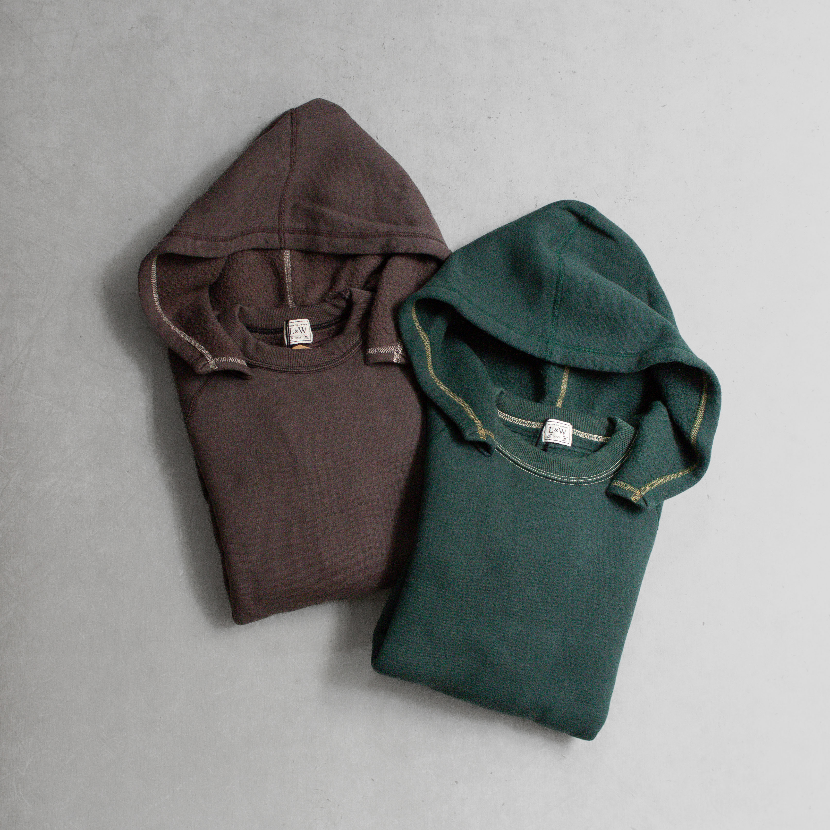 LOOP & WEFT SUPER FLUFFY KNIT RAGLAN AFTER HOODIE 連帽 長袖 衛衣 二色