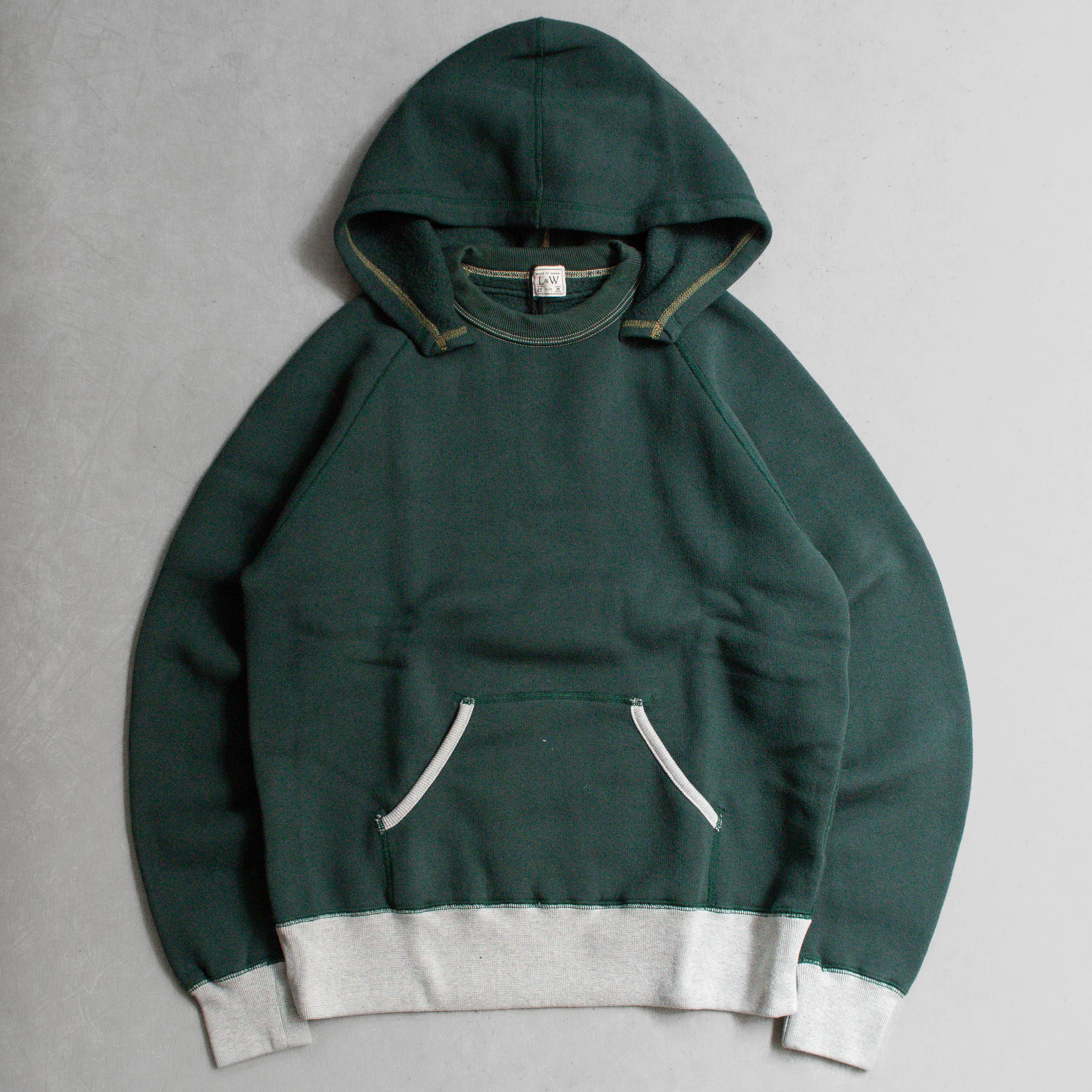 LOOP & WEFT SUPER FLUFFY KNIT RAGLAN AFTER HOODIE 連帽 長袖 衛衣 二色