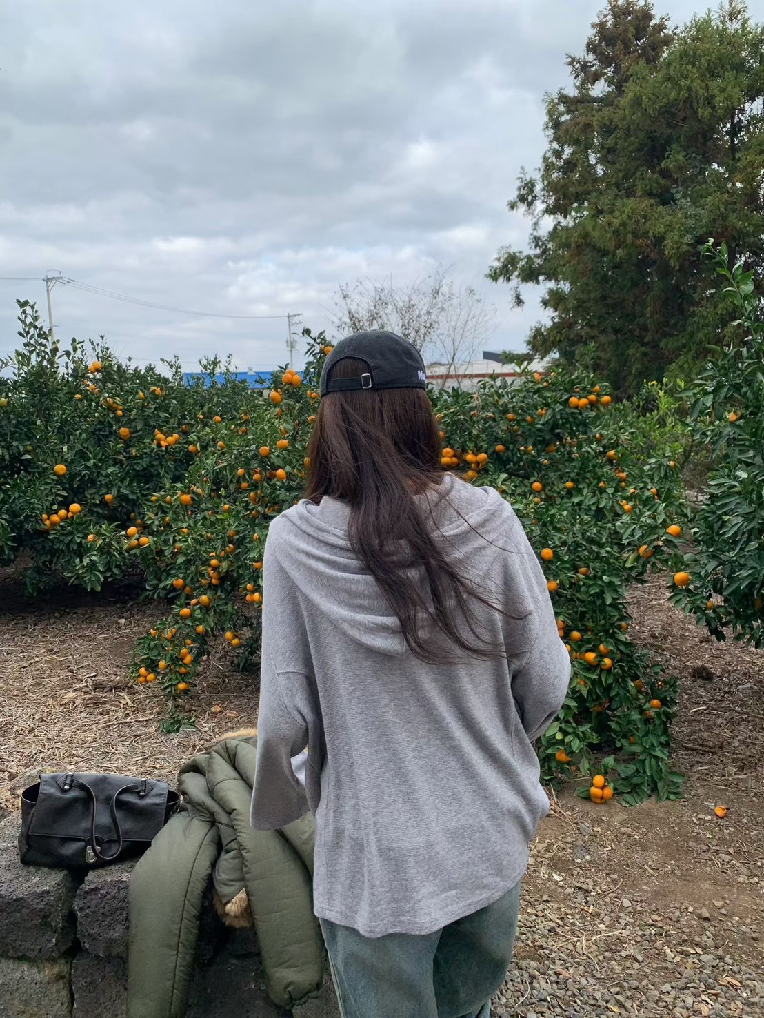 #AD137抽繩連帽休閒上衣(墨/杏/灰)