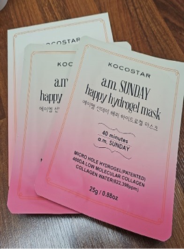 SJ089 KOCOSTAR HAPPY HYDROGEL面膜 25G EXP：04.2026