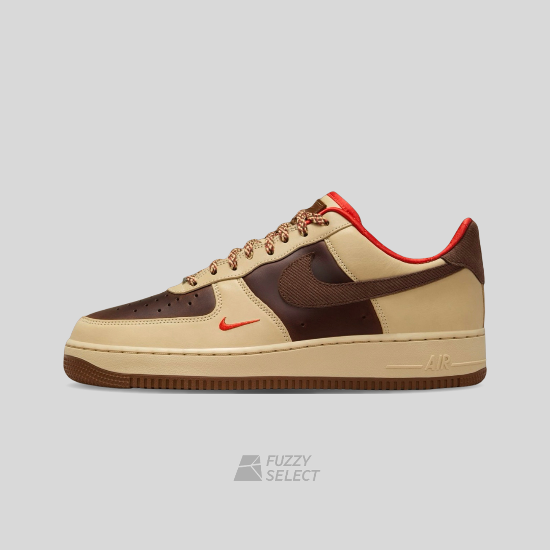 【逢甲FUZZY】Nike Air Force 1 "Light British Tan/Cacao Wow" 棕紅 咖啡色 小勾 HQ3447-222