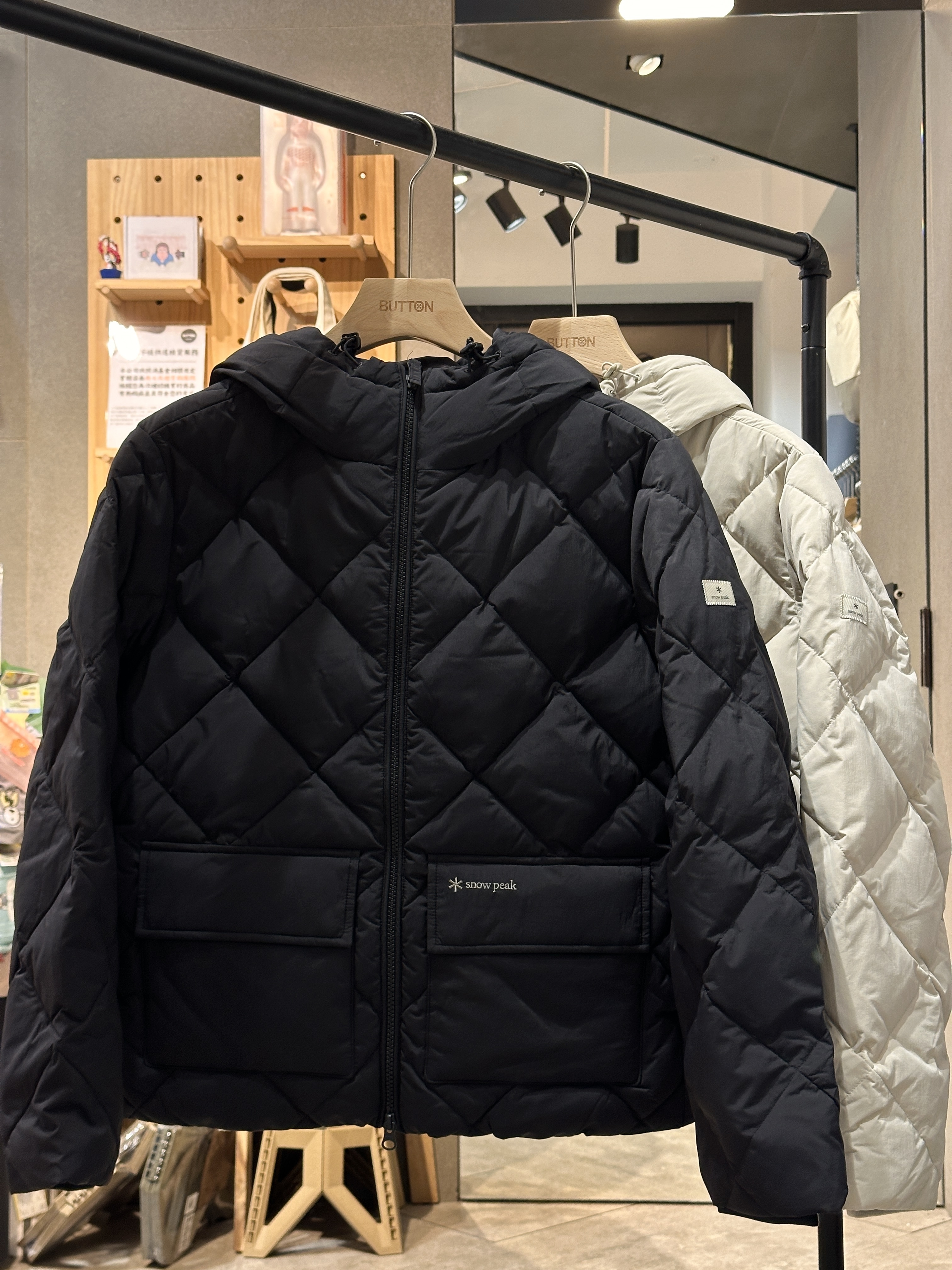 【現貨】snow peak Land Air Women Dia Quilting Down Jacket 女款 菱格紋 羽絨 連帽外套 S25WWGDJ45