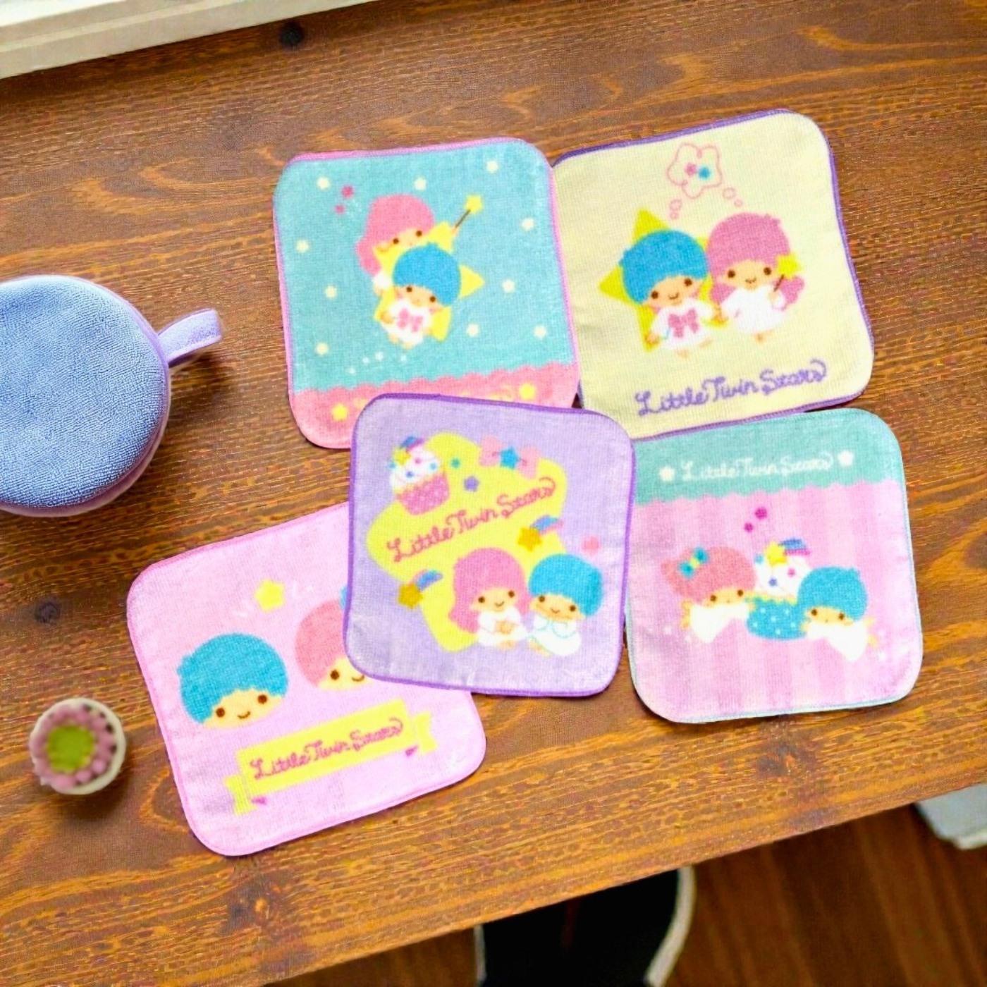 雙星仙子 Sanrio 5P兒童純棉多用途抹手巾