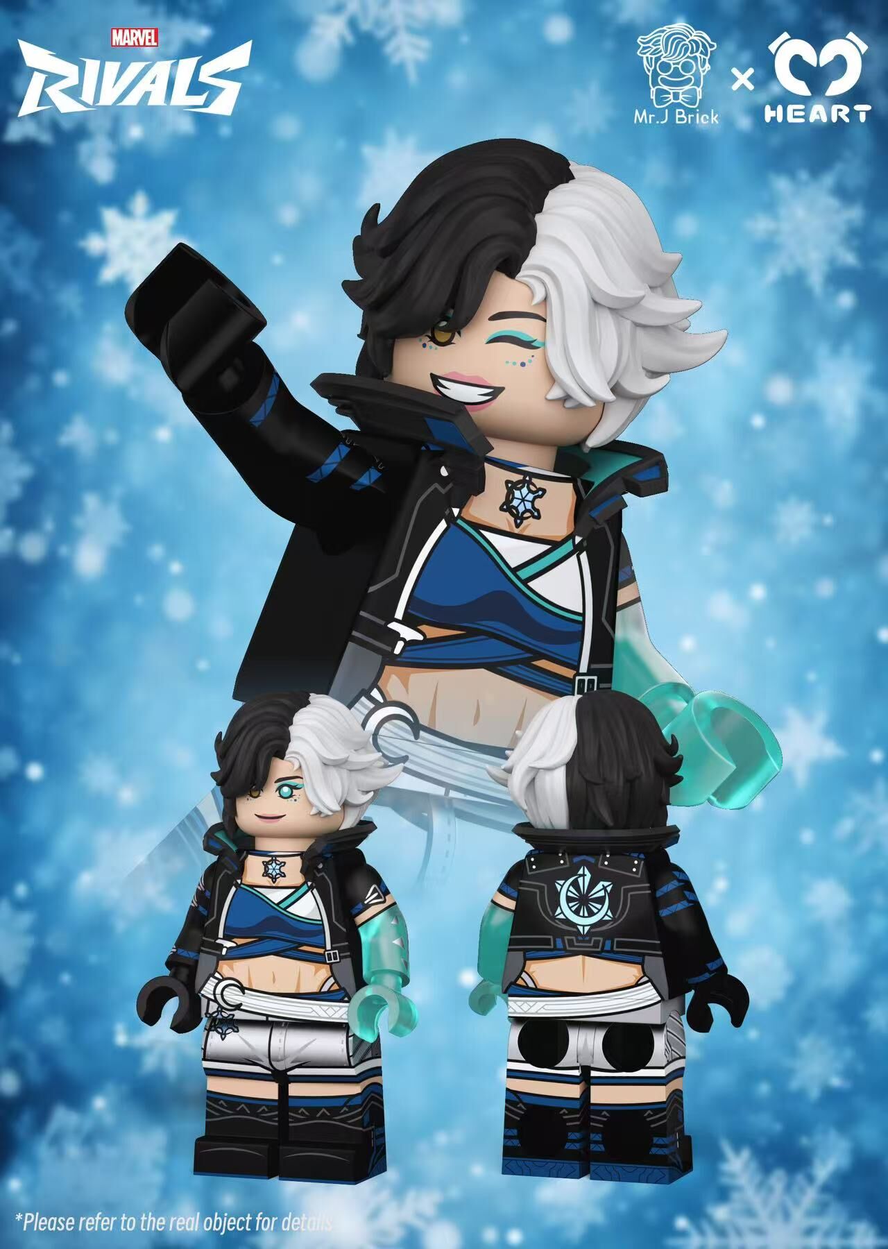 【預訂】【HEART x Mr J Brick】冰月花雪