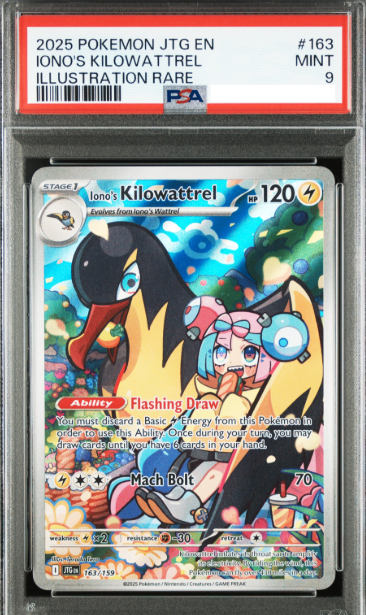 POKEMON ENGLISH JTGEN 163/159 PSA9