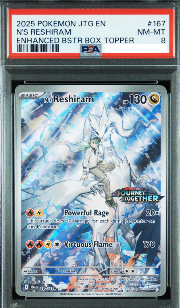POKEMON ENGLISH JTGEN 167/159 PSA8