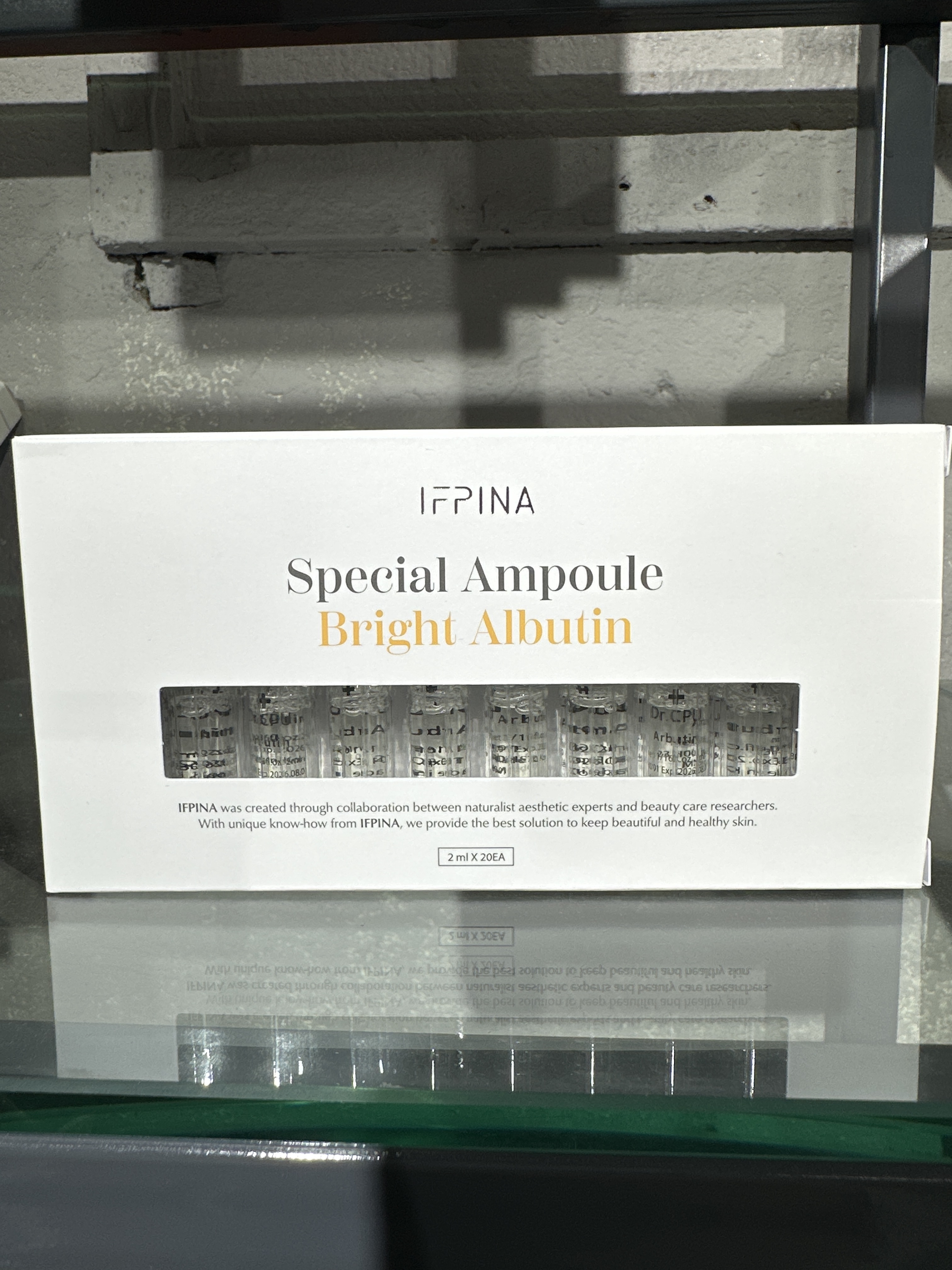 PT106 韓國IFPINA 提亮安瓶精華液Bright Albutin Special Ampoule (2ml x 20ea) **只限購買PT104 Cellology Meliturn 注射槍加購**