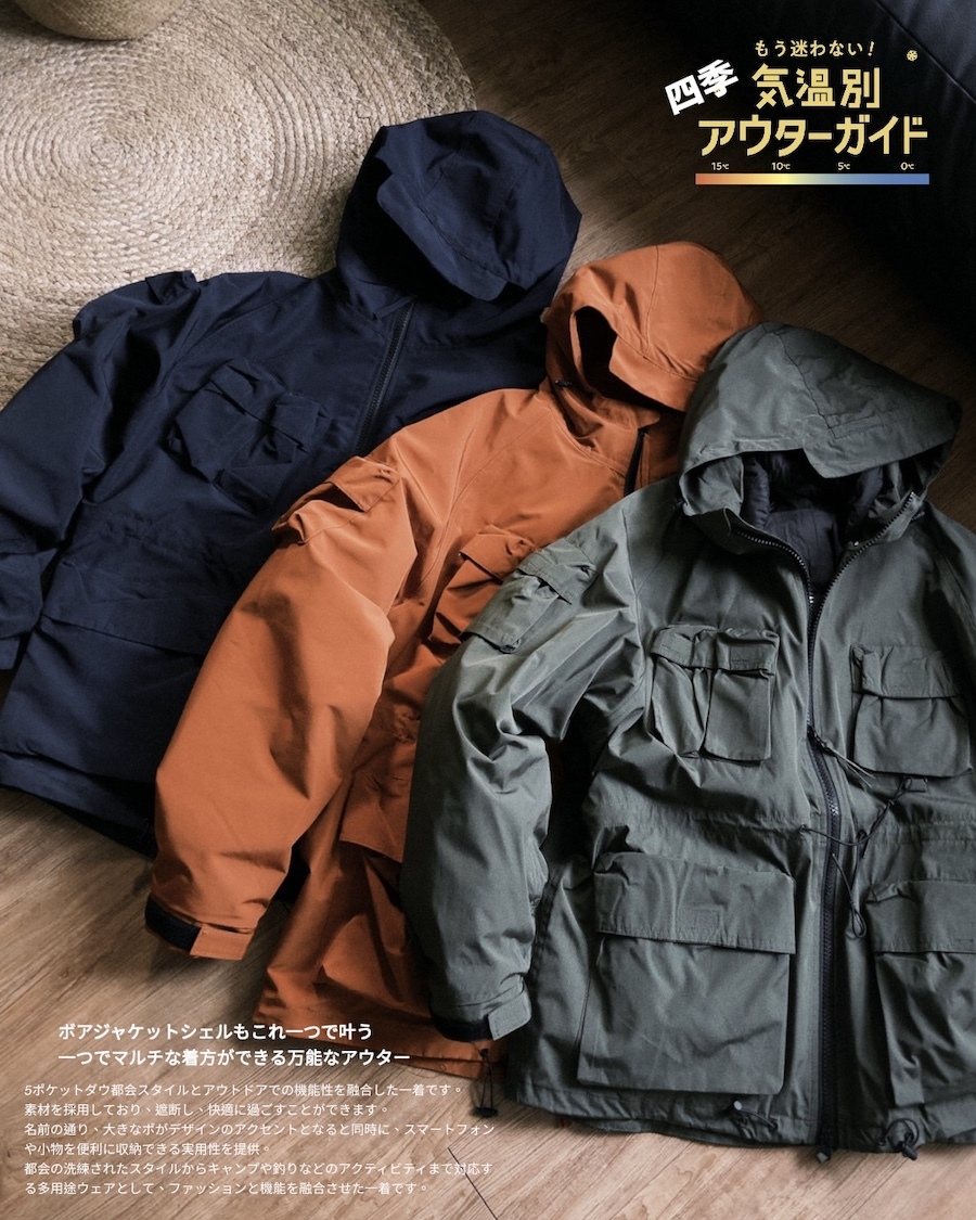 ｜期間限定優惠｜ B° Archive 3合1 可拆式 工裝鴨絨外套