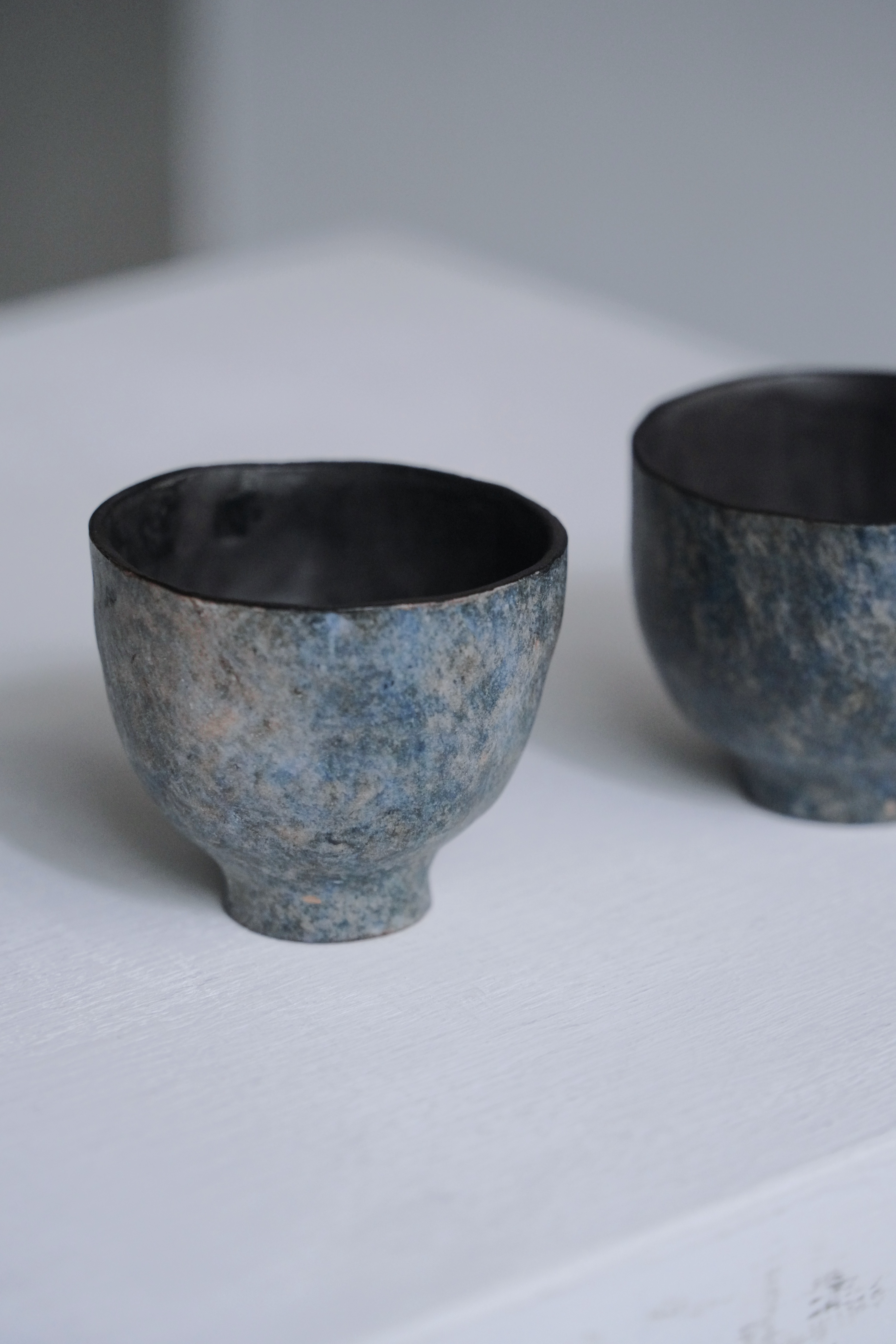 稀微 hi-bî ｜大美陶作個展｜青花黑釉小杯+